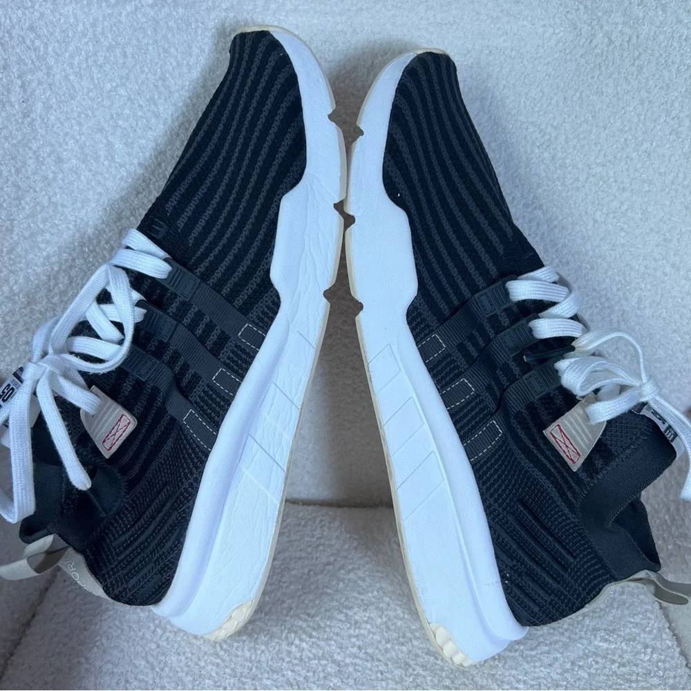 Adidas Men’s 13 Black Sneakers EQT Support Mid ADV Primeknit